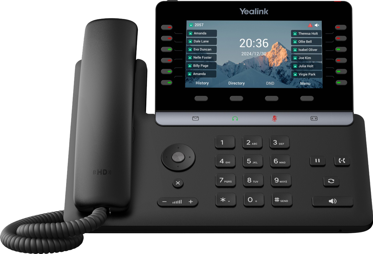 Intermax Networks' hosted voice phone by Yealink.