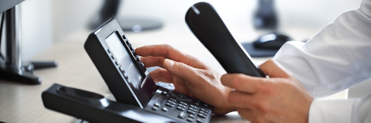Dialing telephone keypad concept for communication, contact us and customer service support